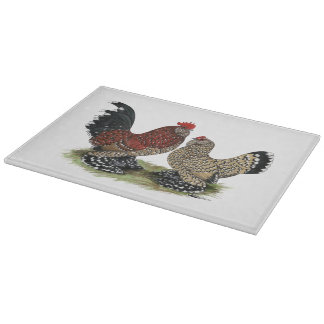 D'Uccle Bantams: Mille Fleur Cutting Board
