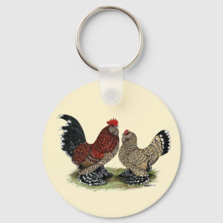 D'Uccle Bantams: Mille Fleur Key Ring