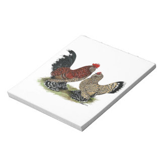 D'Uccle Bantams: Mille Fleur Notepad