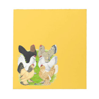 D'Uccles Six Hens Notepad