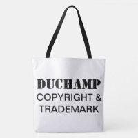 Duchamp, Copyright & Trademark Tote Bag
