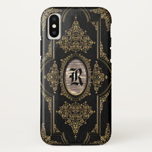 Duchess Grande Knight Victorian pretty monogram Case-Mate iPhone Case (Back)
