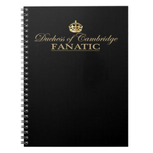Duchess of Cambridge Fanatic Spiral Notebook