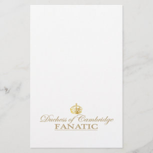 Duchess of Cambridge Fanatic Stationery