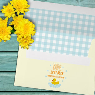 Duck 1st Birthday Envelope