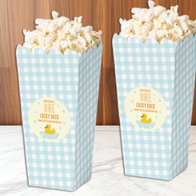 Duck 1st Birthday Favour Box (Creator Uploaded)