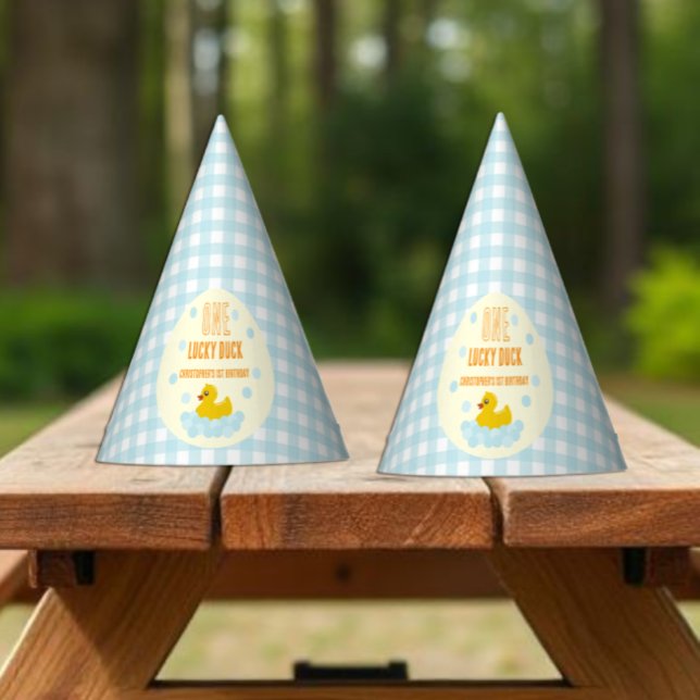 Duck 1st Birthday Party Hat (Creator Uploaded)