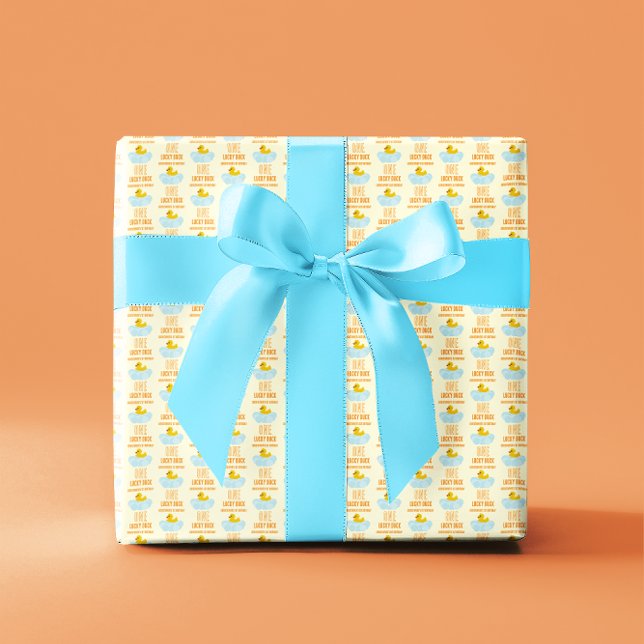 Duck 1st Birthday Wrapping Paper (Creator Uploaded)