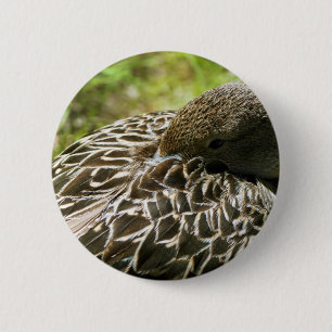 Duck 6 Cm Round Badge