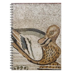 Duck and bird, Nile mosaic, House of the Faun Spiral Notebook