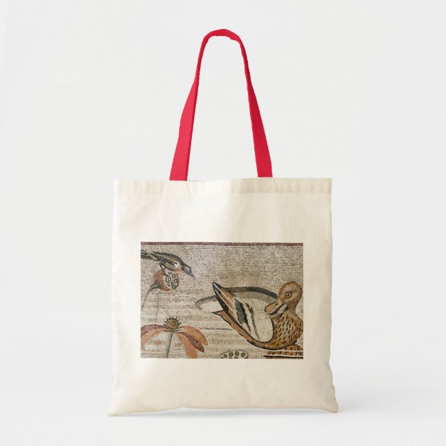 Duck and bird, Nile mosaic, House of the Faun Tote Bag (Front)