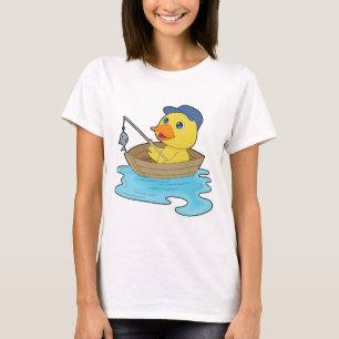 Duck Angler Fish Fishing T-Shirt
