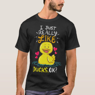 Duck  animals black labrador  T-Shirt