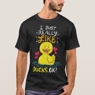 Duck animals black labrador T-Shirt
