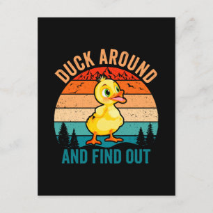 Duck Around And Find Out Enclosure Card