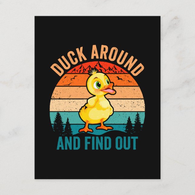 Duck Around And Find Out Enclosure Card (Front)