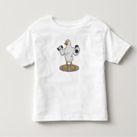 Duck as Bodybuilder with Dumbbells
