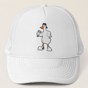 Duck as Craftsman with Tool & Cap