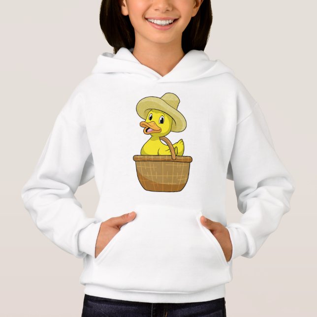 Duck as Farmer with Basket (Front)