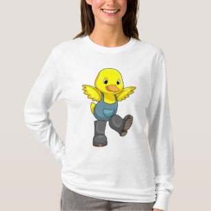 Duck as Farmer with Boots T-Shirt
