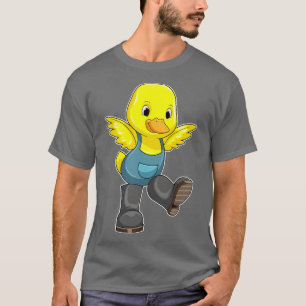 Duck as Farmer with Boots T-Shirt