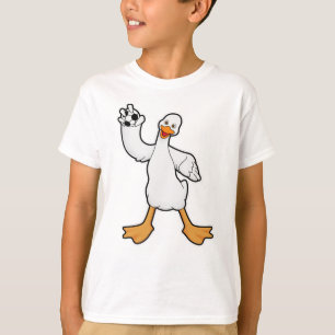 Duck as Handball player with Handball T-Shirt