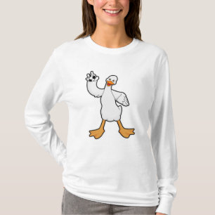 Duck as Handball player with Handball T-Shirt