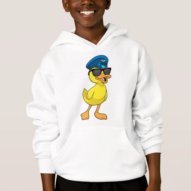 Duck as Pilot with Pilot hat (Front)