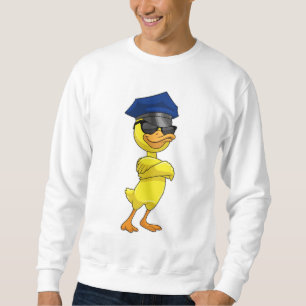 Duck as Police officer with Police cap Sweatshirt