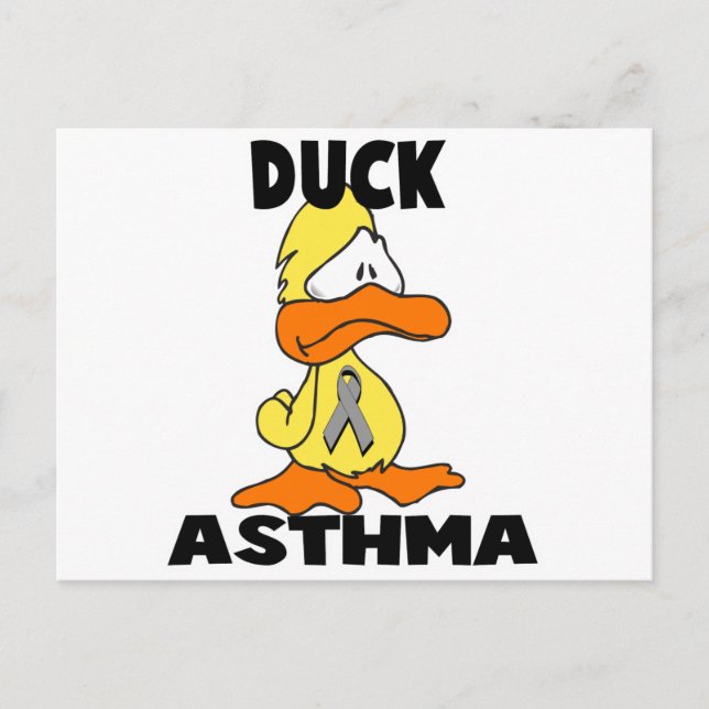 Duck Asthma Postcard (Front)