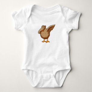 Duck at Hip Hop Dance Dab Baby Bodysuit