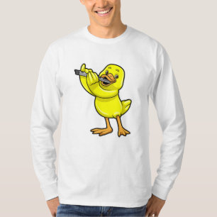 Duck at Music with Flute T-Shirt