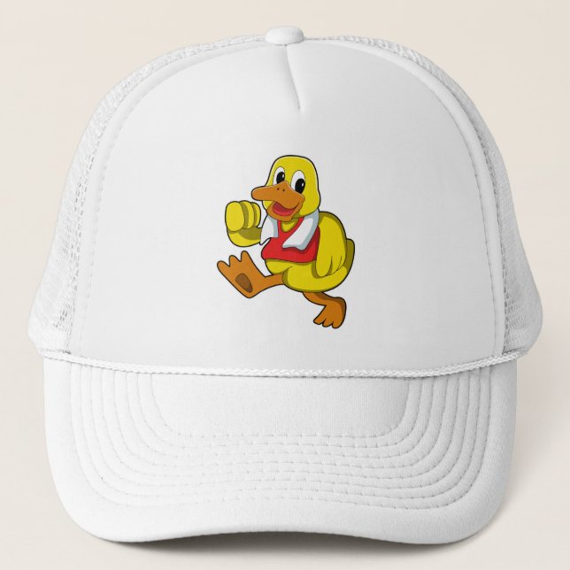 Duck at Running Trucker Hat (Front)