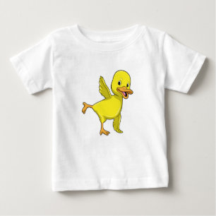 Duck at Yoga Stretching exercise Baby T-Shirt