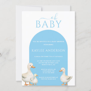 Duck Baby Shower Invitation