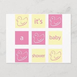 Duck Baby Shower Invitation