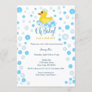 Duck Baby Shower Invitation