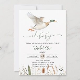 Duck Baby Shower Party Invitation