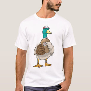 Duck Baseball Baseball glove Sports T-Shirt