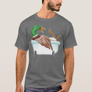 Duck Bathe Bathtub T-Shirt
