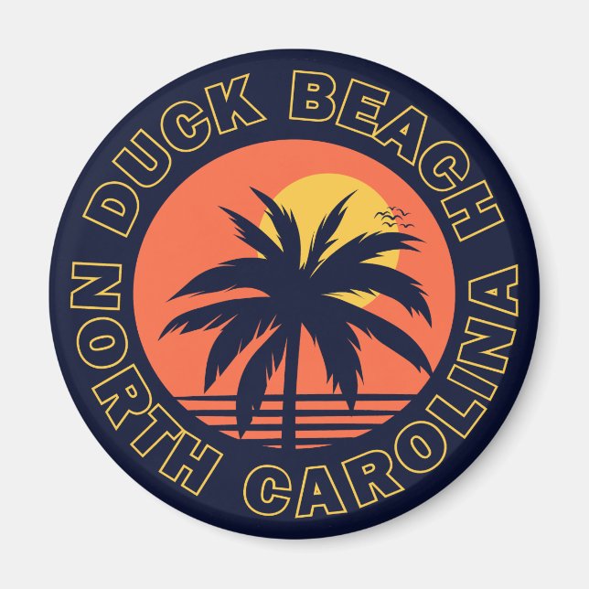Duck Beach,North Carolina Magnet (Front)