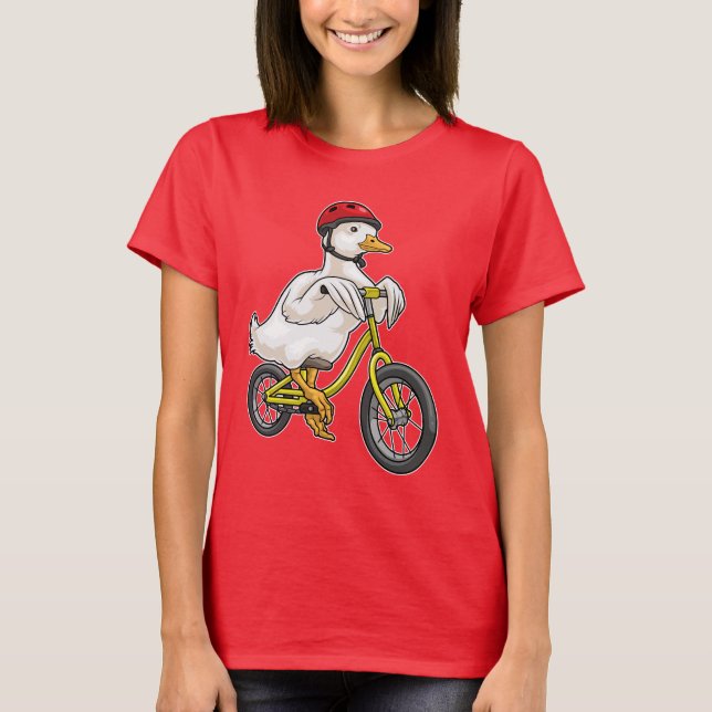 Duck Bicycle T-Shirt (Front)