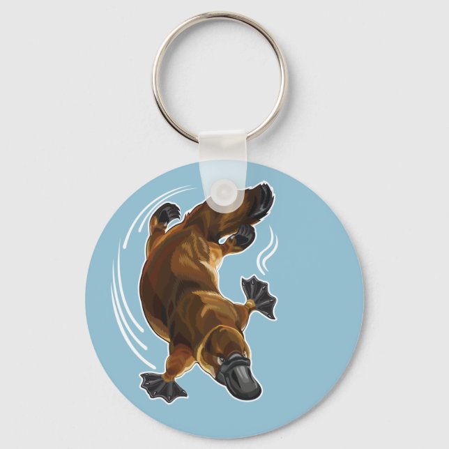 duck-billed platypus key ring (Front)