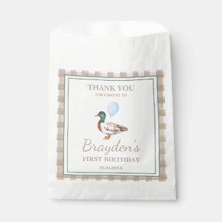Duck Birthday Favour Bag