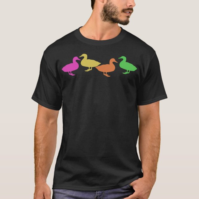 Duck  black labs black labrador  T-Shirt (Front)