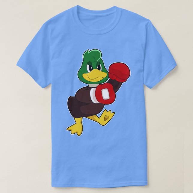 Duck Boxer Boxing gloves T-Shirt (Design Front)