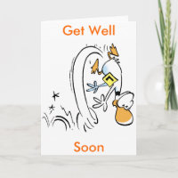 Duck Cartoon Get Well Soon