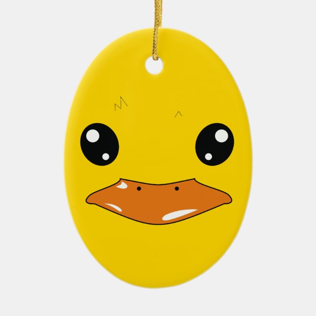 Duck Ceramic Tree Decoration (Front)