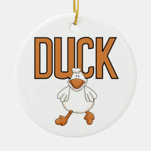 Duck Ceramic Tree Decoration
