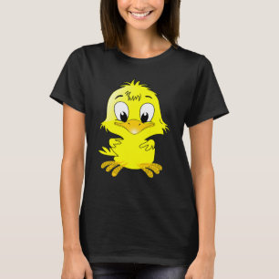 DUCK CHICK EASTER ANIMAL BABY CUTE FLUFFY YELLOW T-Shirt